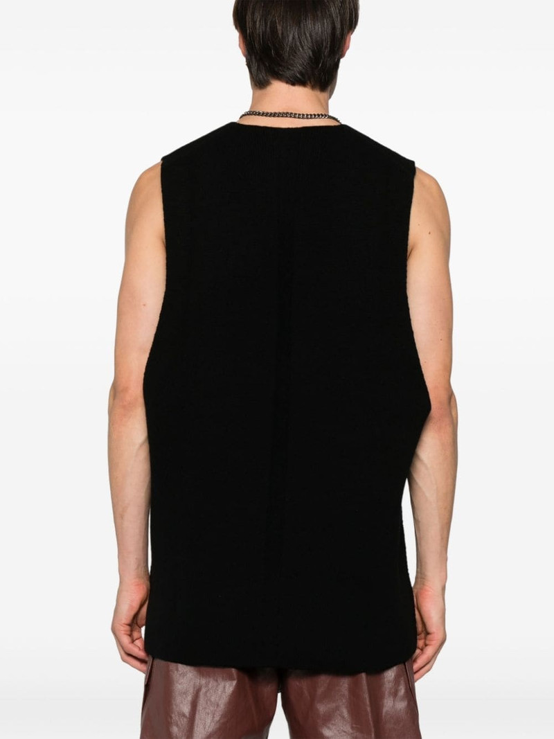 V Tank fine-knit vest 4