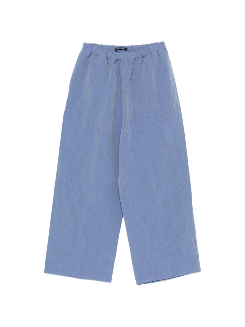 drawstring-waist trousers 1