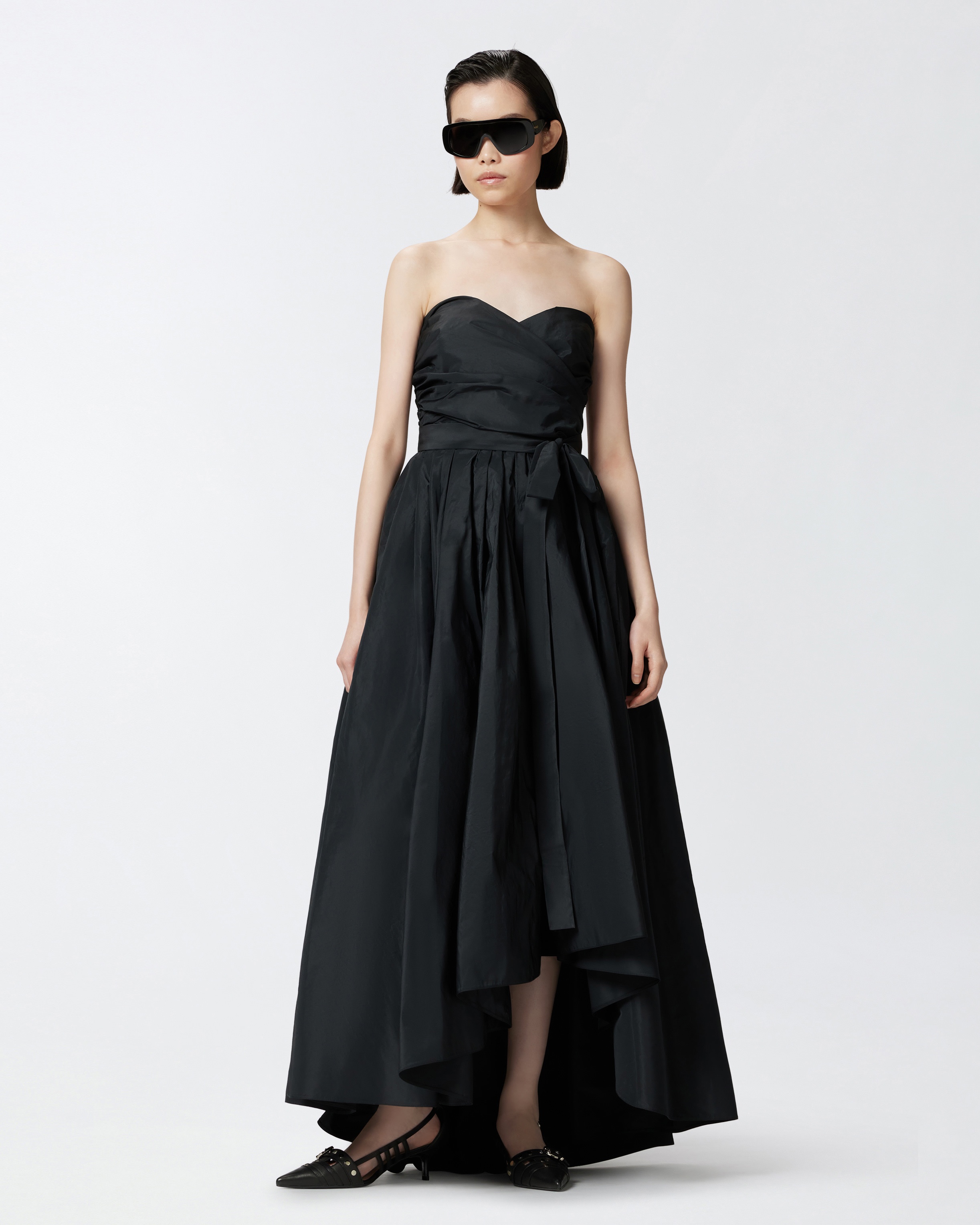 SPECIAL-OCCASION TAFFETA DRESS WITH SWEETHEART NECKLINE - 3