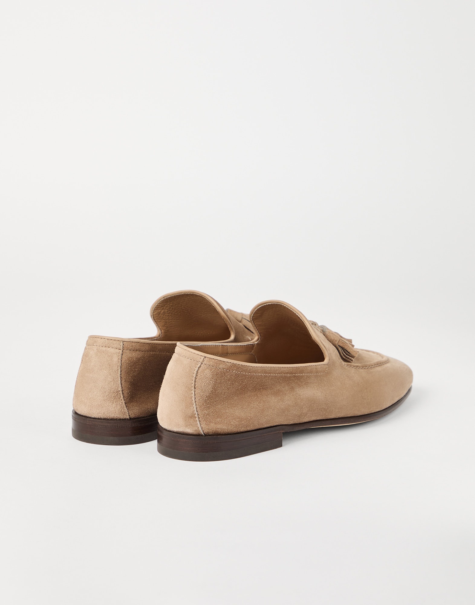 Suede soft loafers with tassels - 2