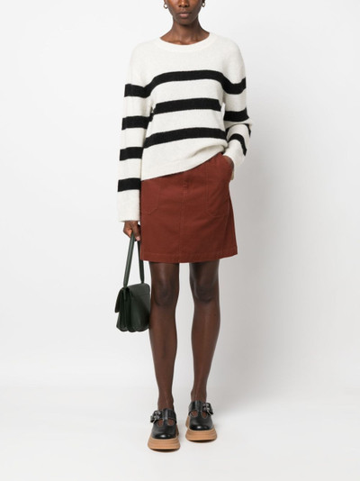 A.P.C. Léa A-line mini skirt outlook