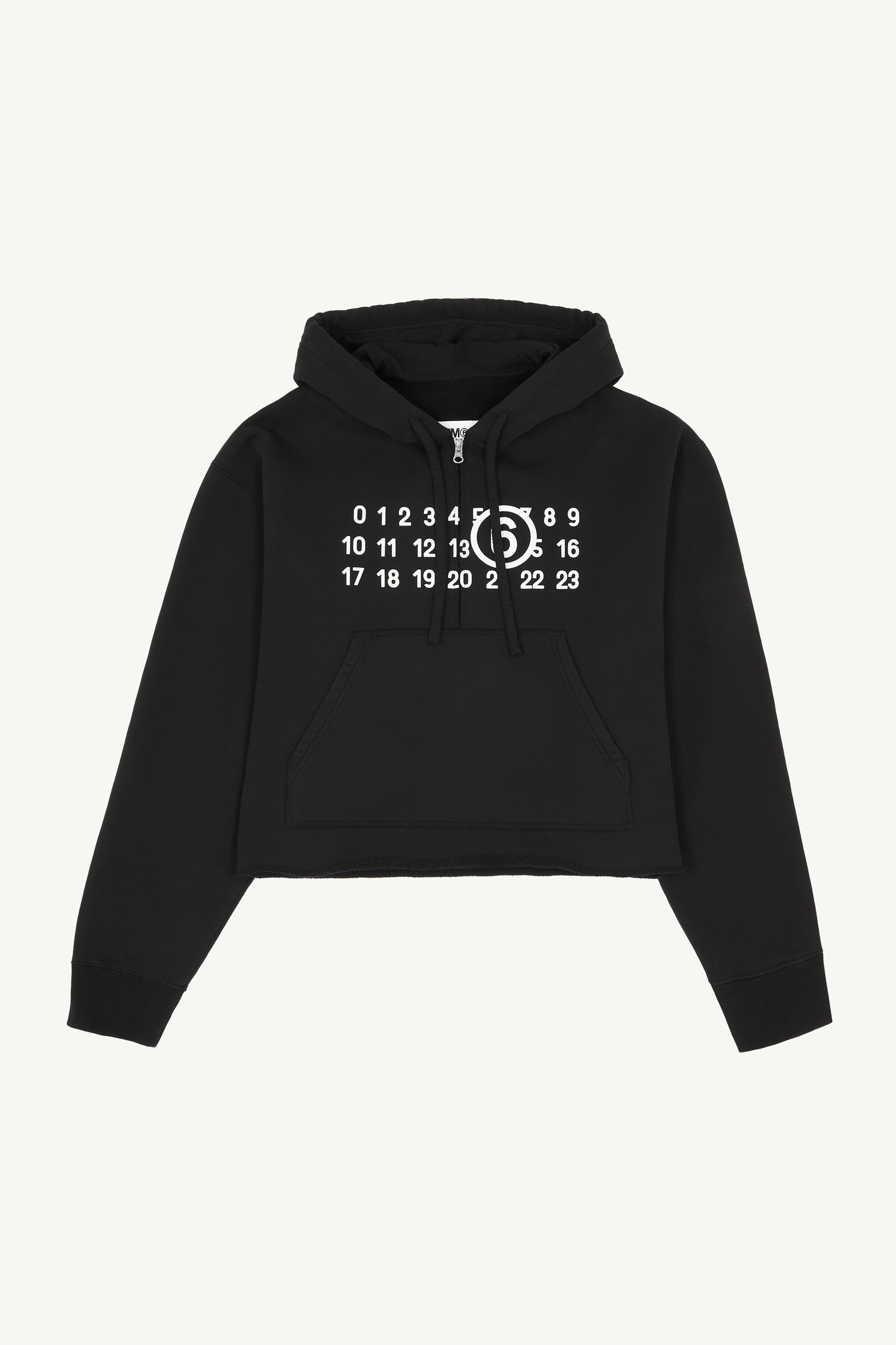 MM6 Maison Margiela Print hooded zip sweatshirt | REVERSIBLE