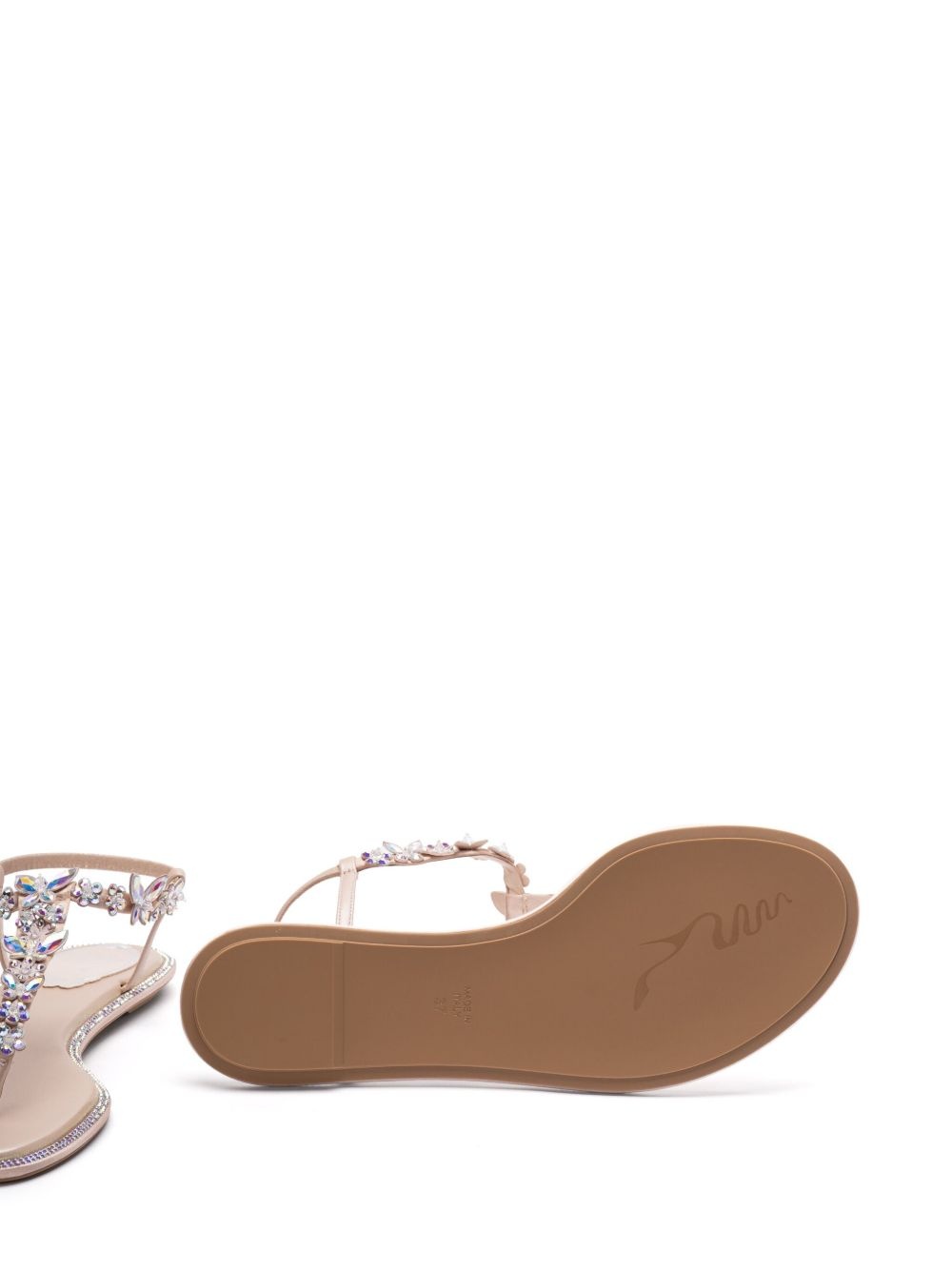 crystal-embellished sandals - 5