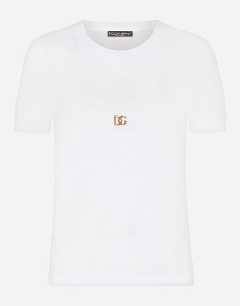 Short-sleeved jersey t-shirt with DG logo 3