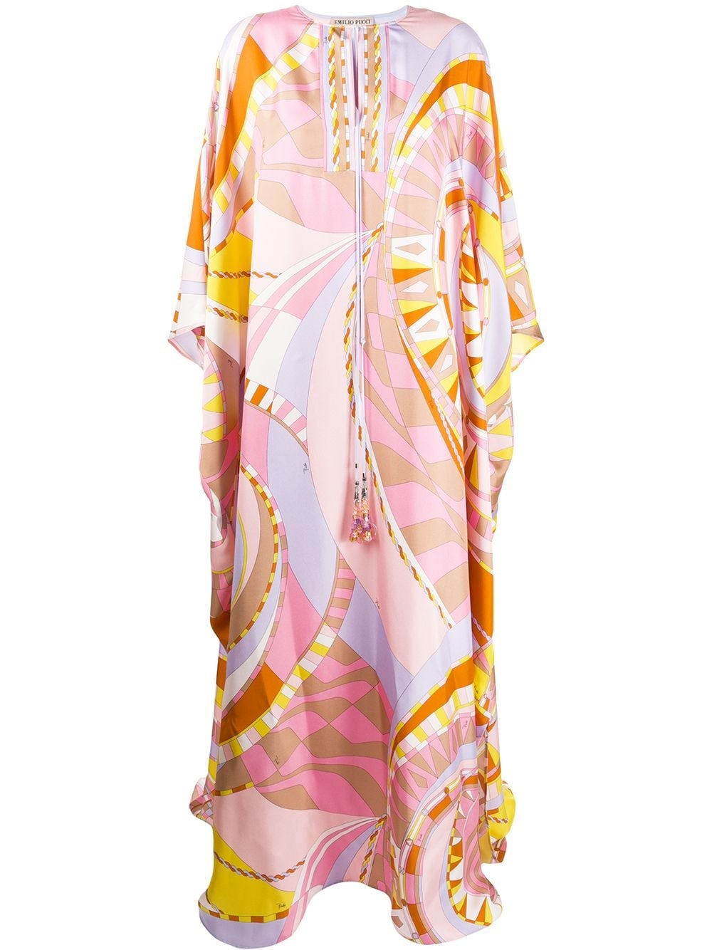 long silk kaftan - 1