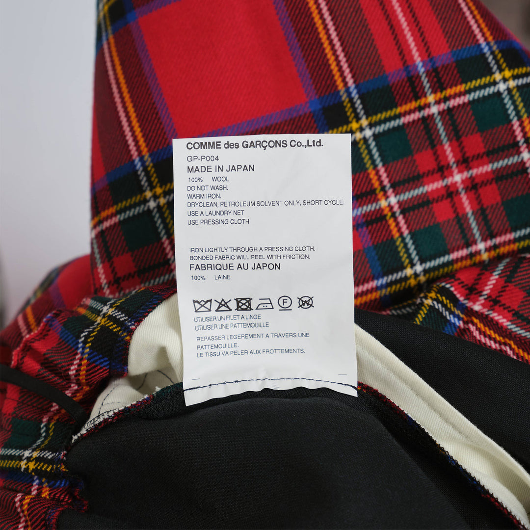Tartan Check Wide Pants - 3