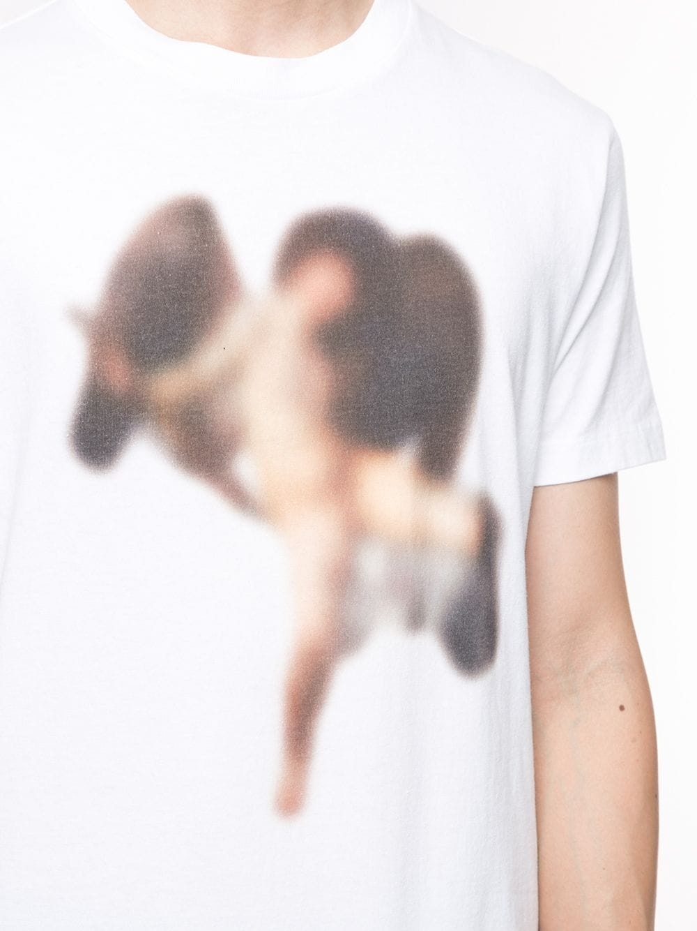 graphic angel T-shirt  - 5