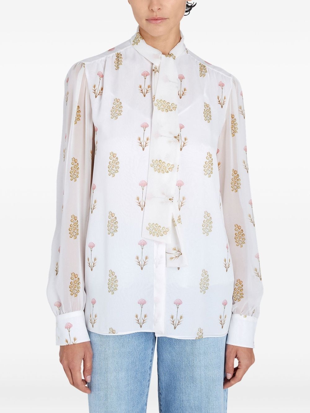 silk blouse - 5