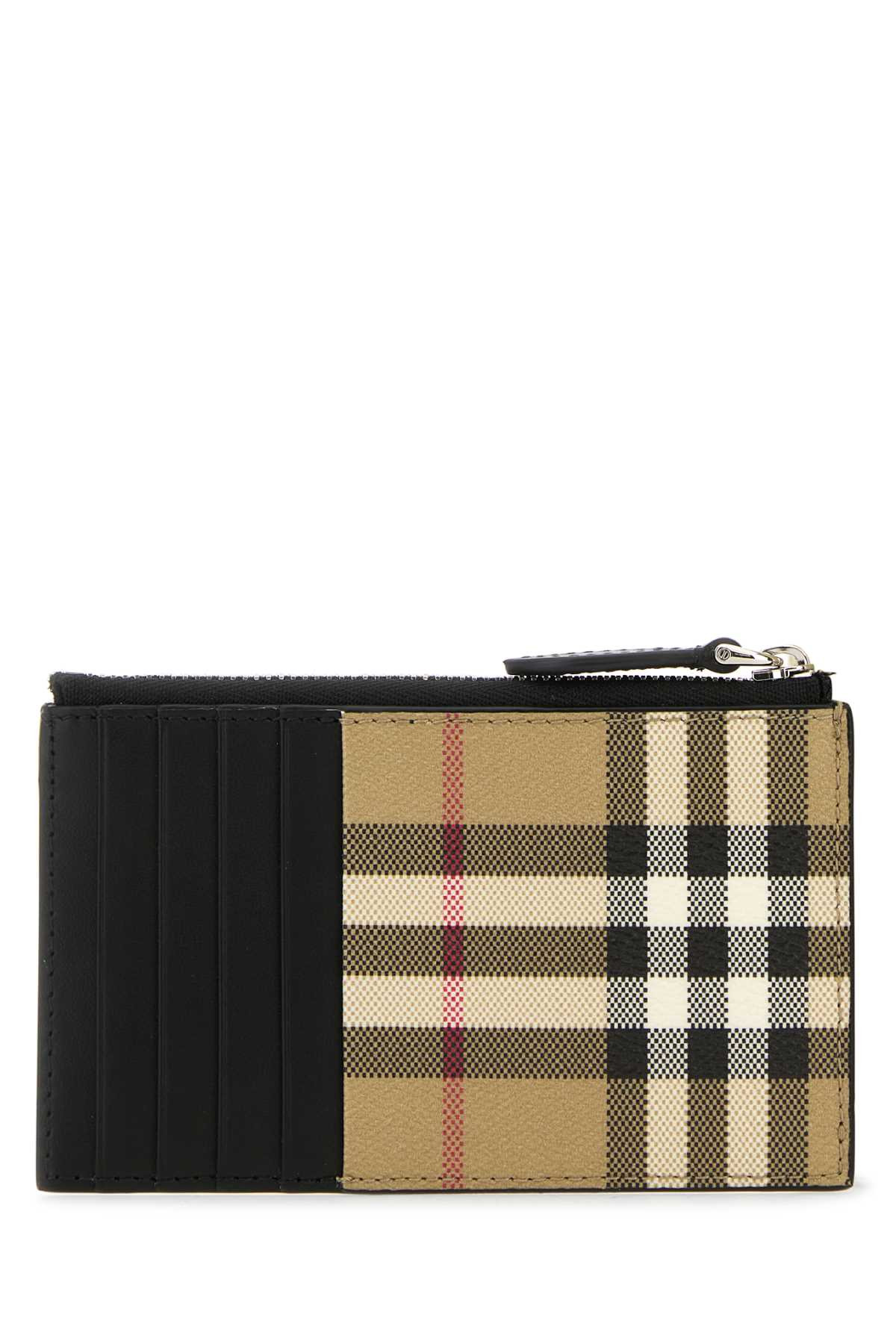 Burberry Men Printed Canvas Card Holder - 3