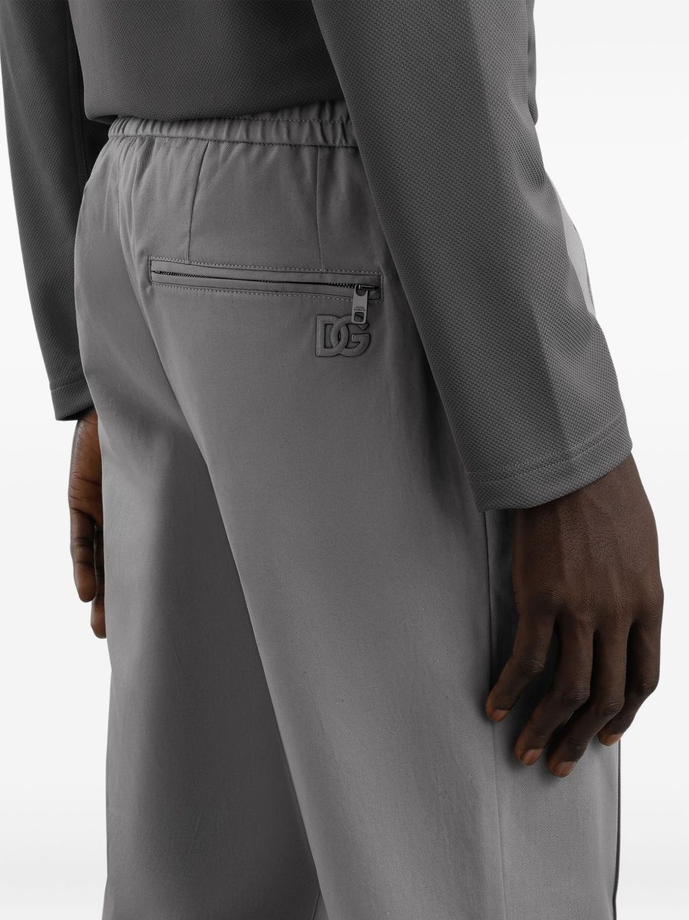 drawstring-waist trousers - 5