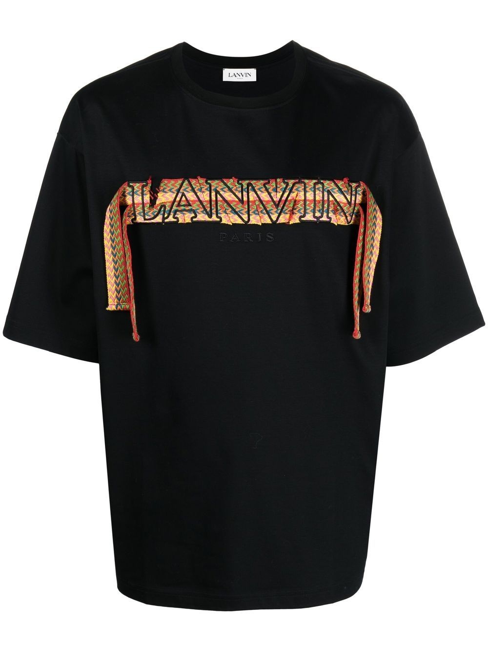 embroidered-logo cotton T-shirt - 1