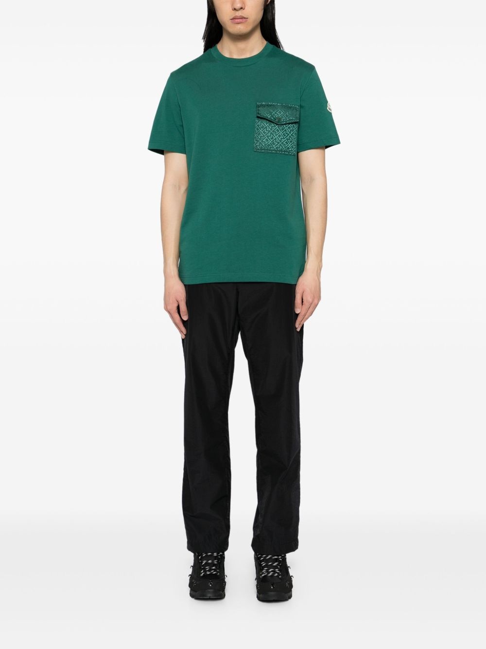 monogram cotton T-shirt - 2