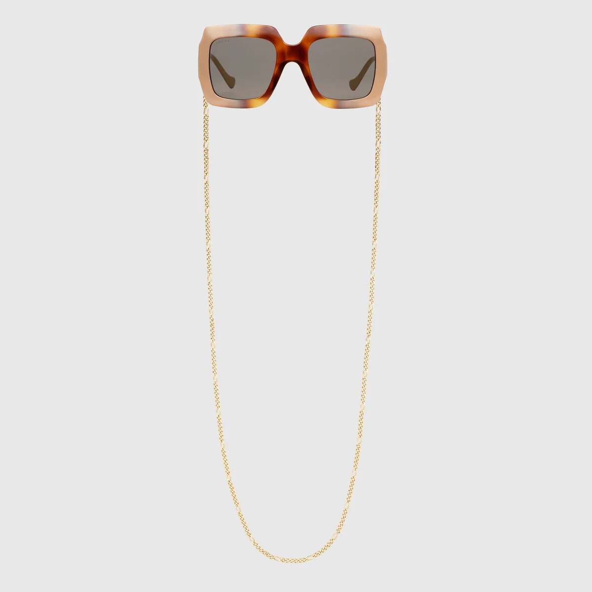 Rectangular sunglasses with chain - 3