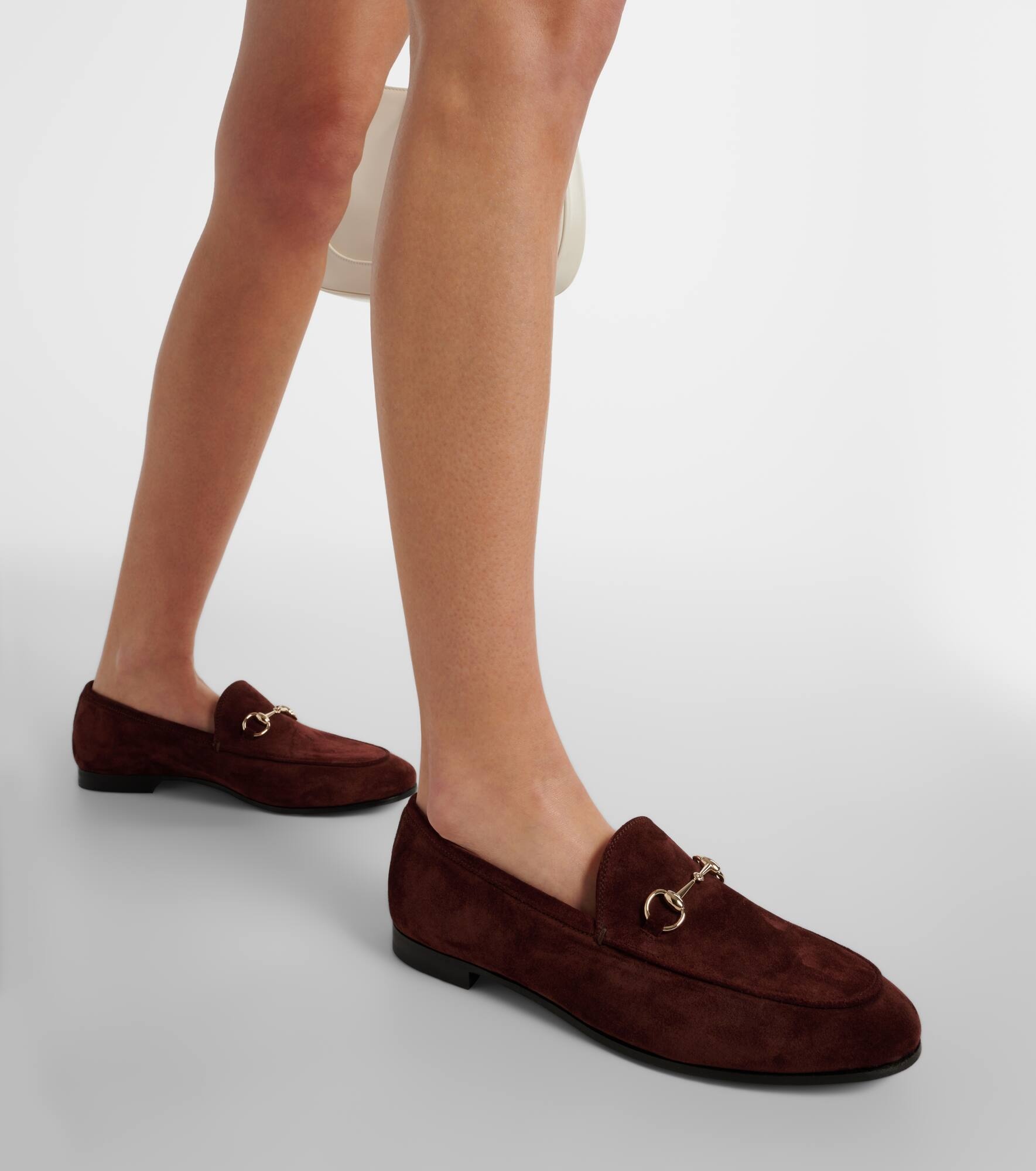 Gucci Jordaan Horsebit suede loafers - 7