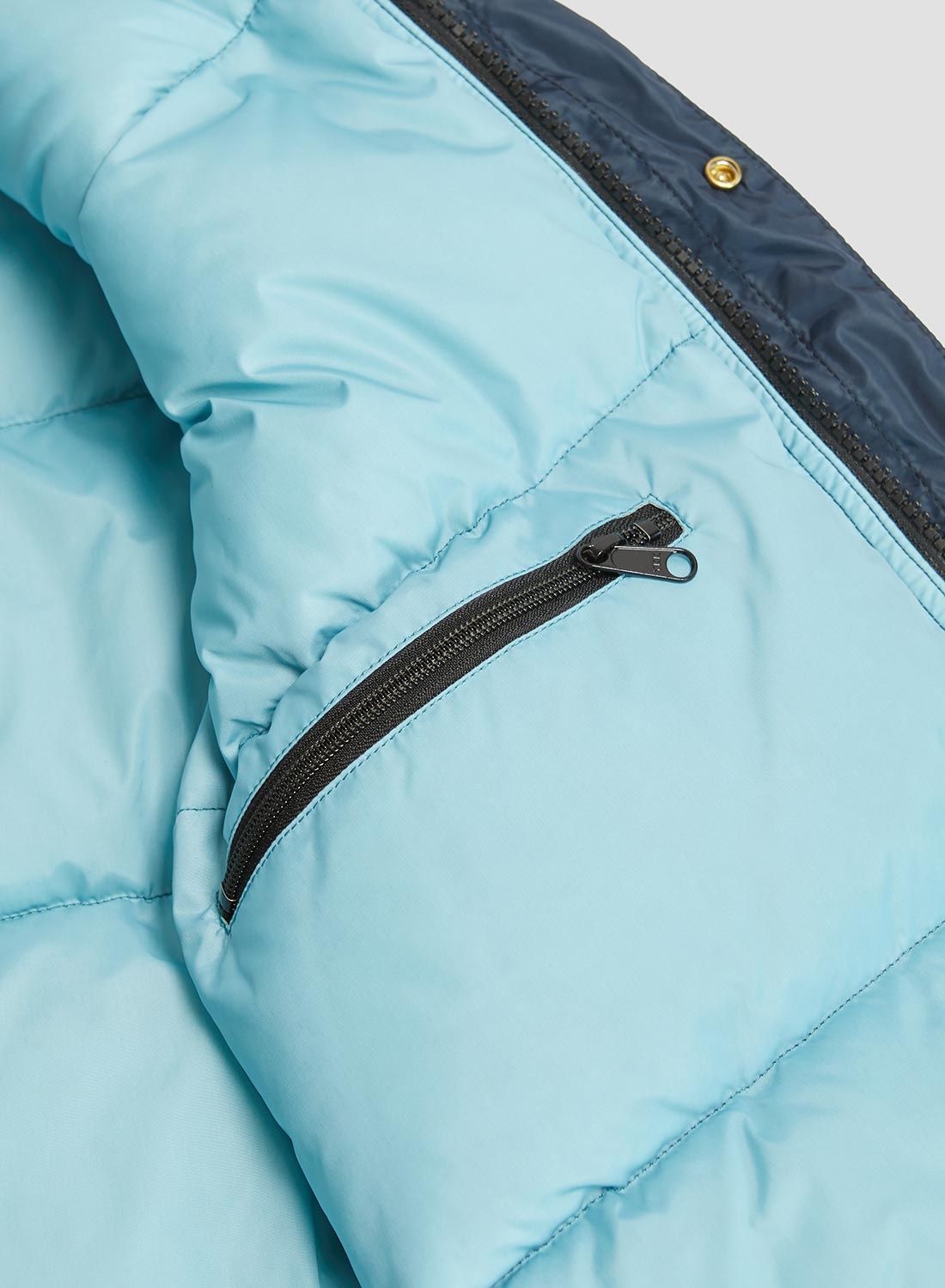 Rocky Mountain Featherbed x Nigel Cabourn Down Short Shell 1969 in Dark Navy - 12