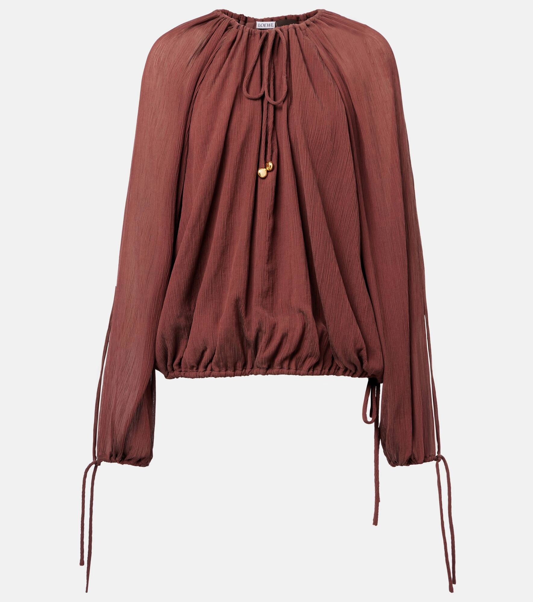 Paula's Ibiza cotton and silk blouse - 1