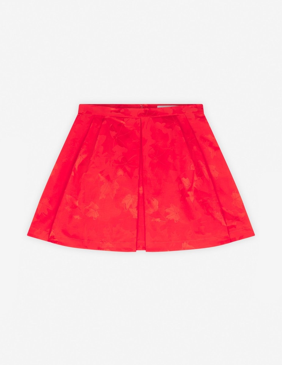 JACQUARD PLEATED SKIRT - 1