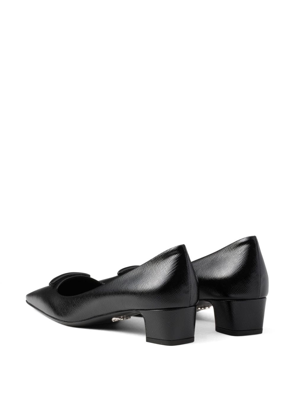 35mm Saffiano leather pumps - 3