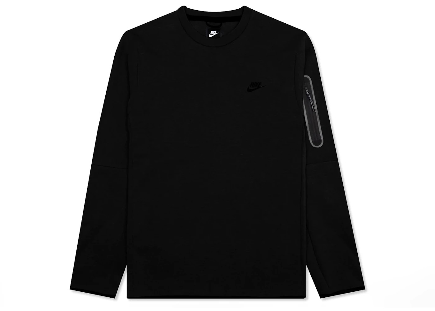 Nike Sportswear Tech Fleece Crew Black/Black - 1