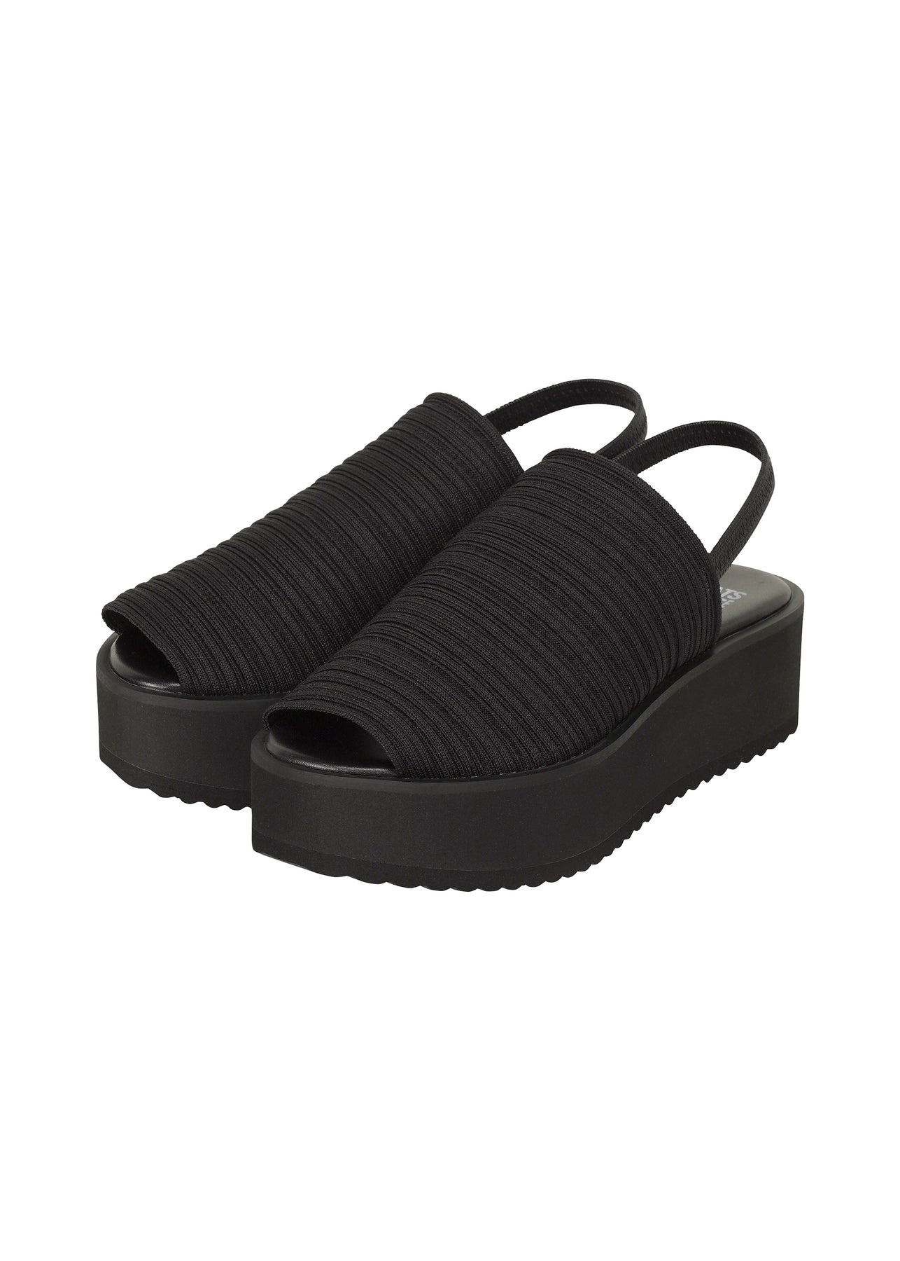 KNIT PLEATS SANDALS - 1