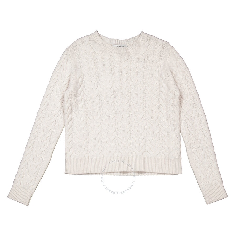 Max Mara Odessa Cable Knit Cashmere Sweater - 4