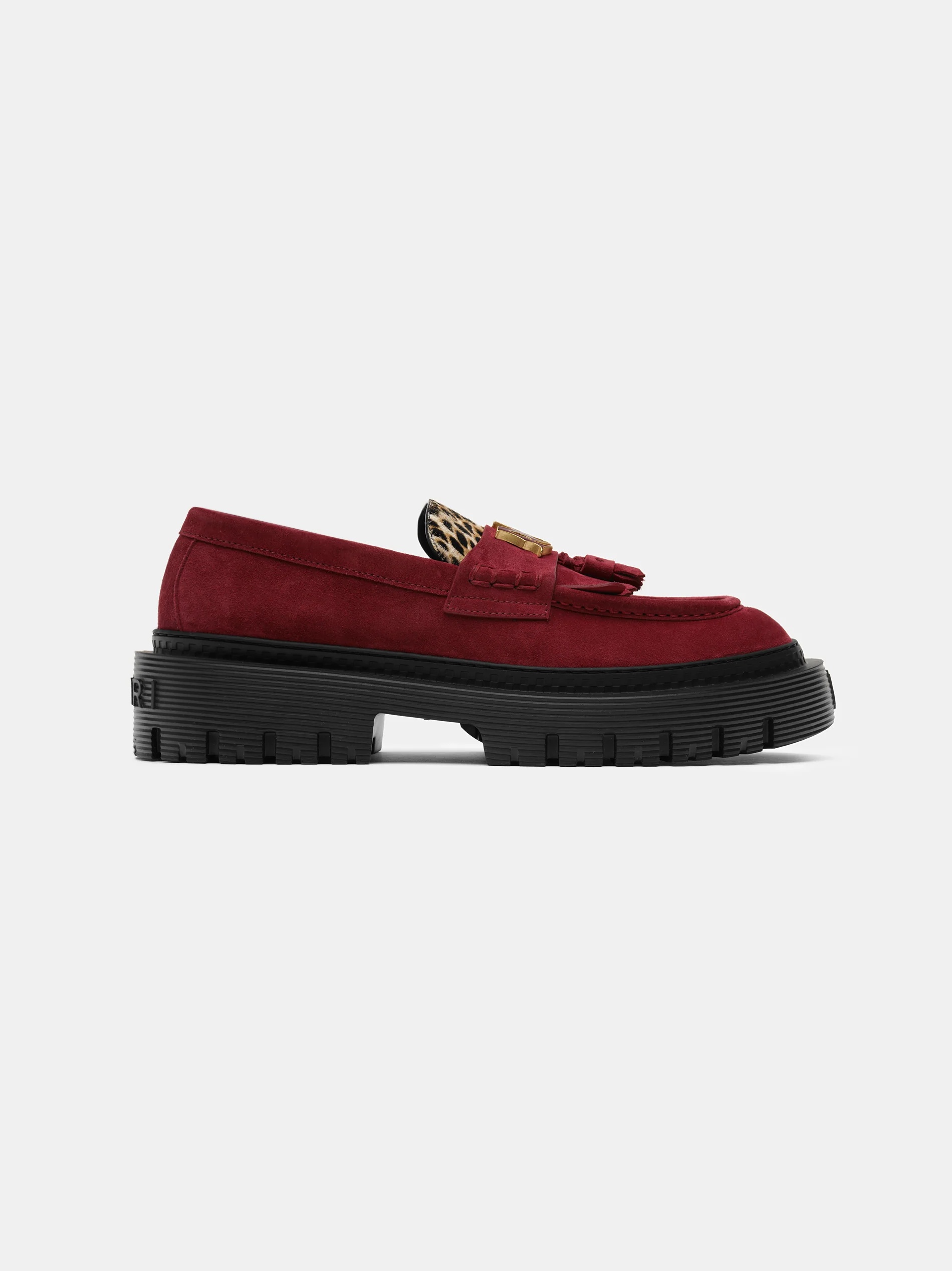 MA TASSLE LEOPARD JUMBO LOAFER - 1