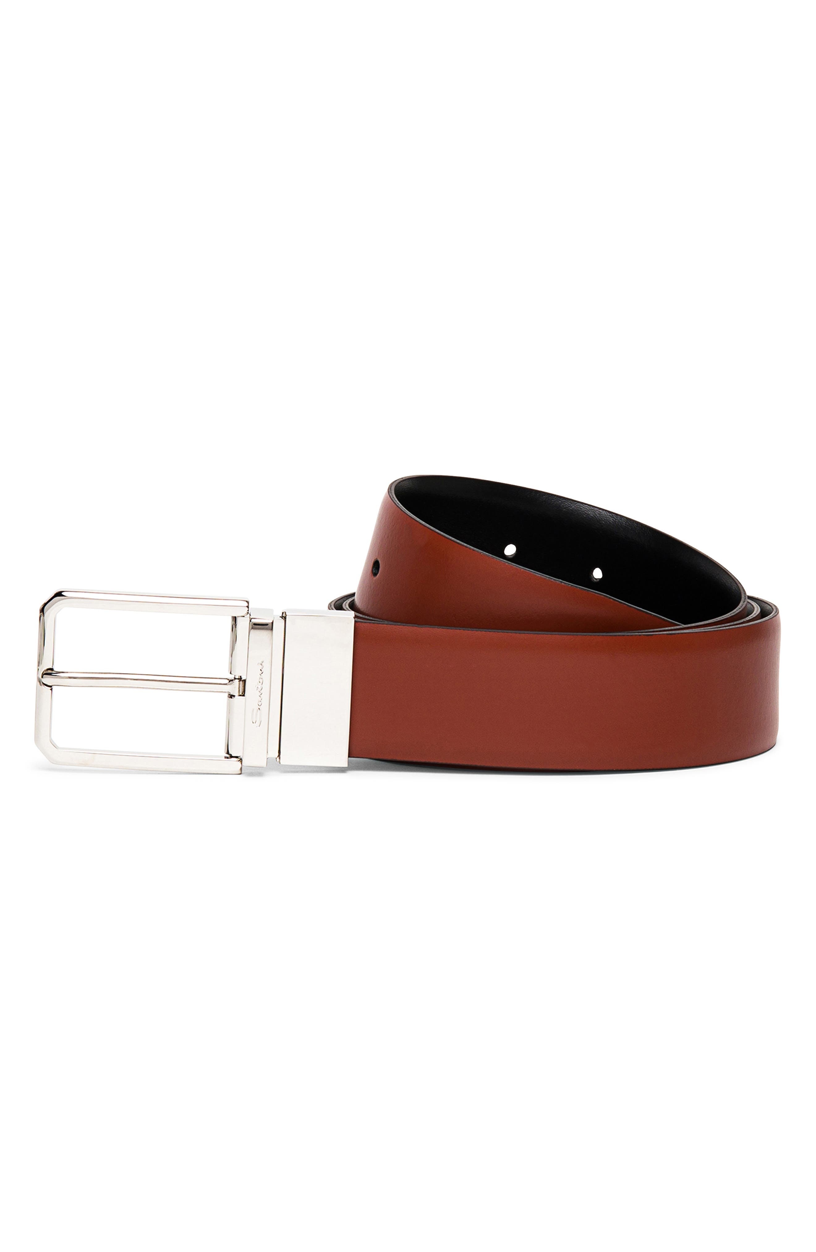 Reversible Leather Belt - 2