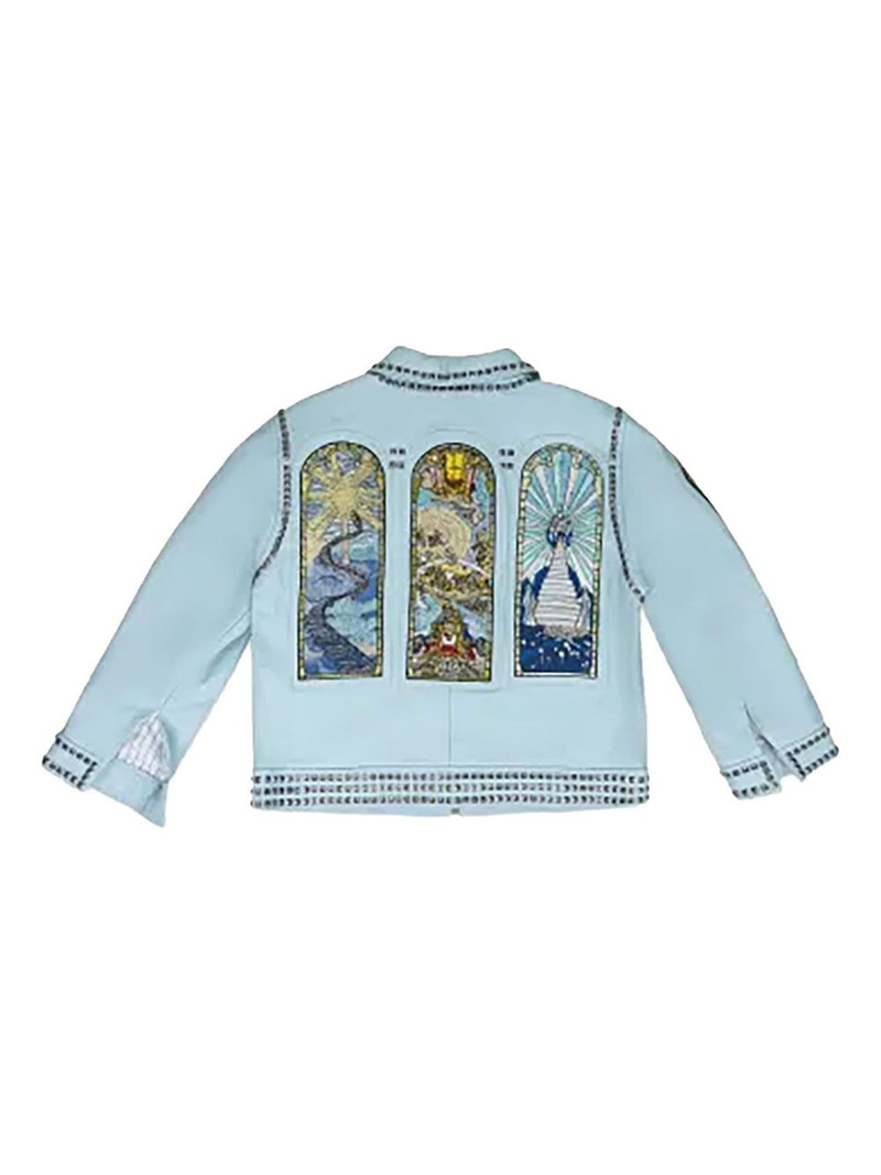 WHO DECIDES WAR Eternity leather jacket outlook