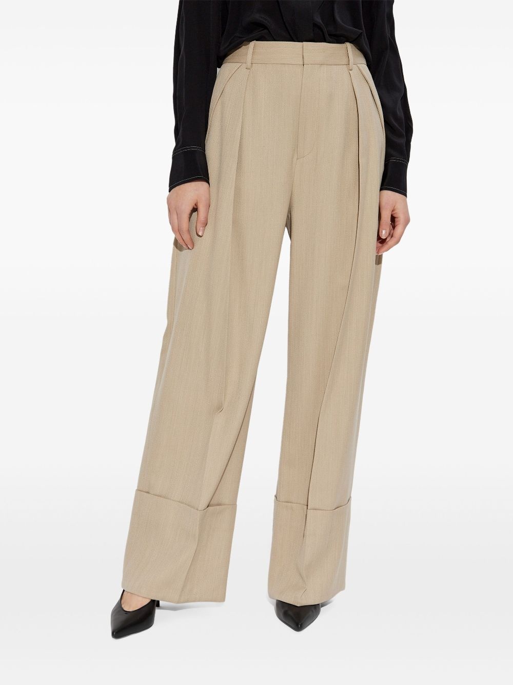 パンツ Victoria Beckham Maxi turn-up pants Victoria beckham Maxi turn-up pants available on julian