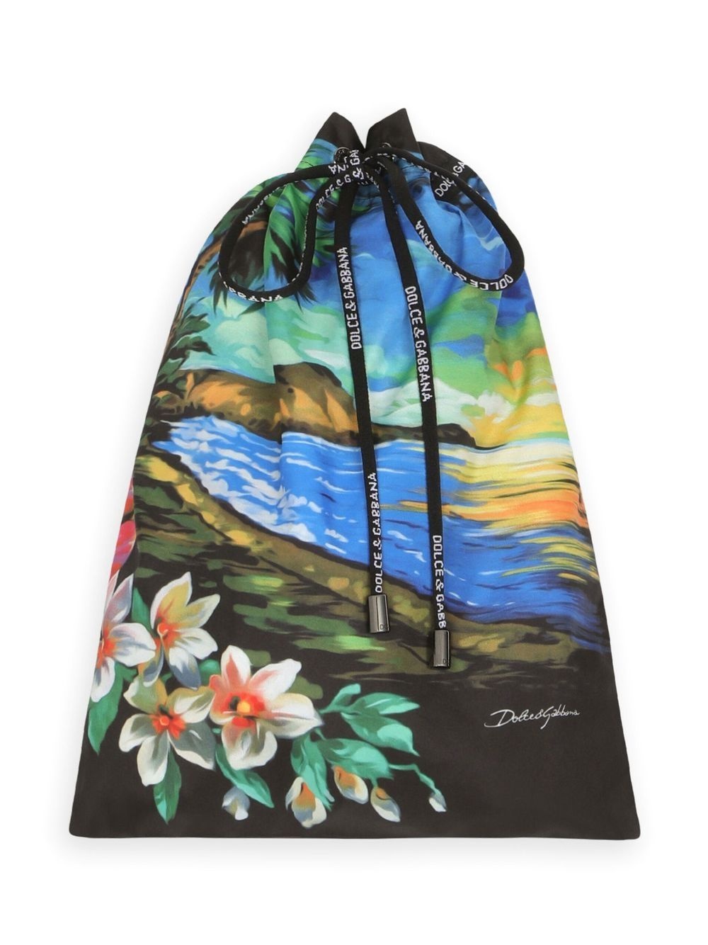 Hawaiian print swim shorts - 6