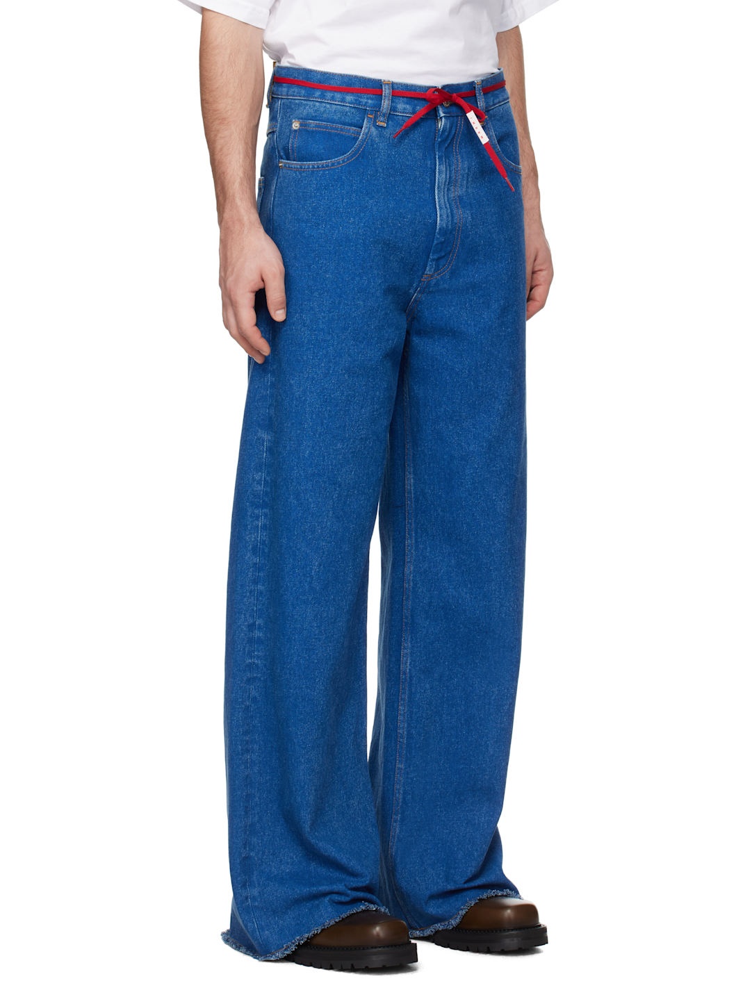Blue Low-Rise Jeans - 2