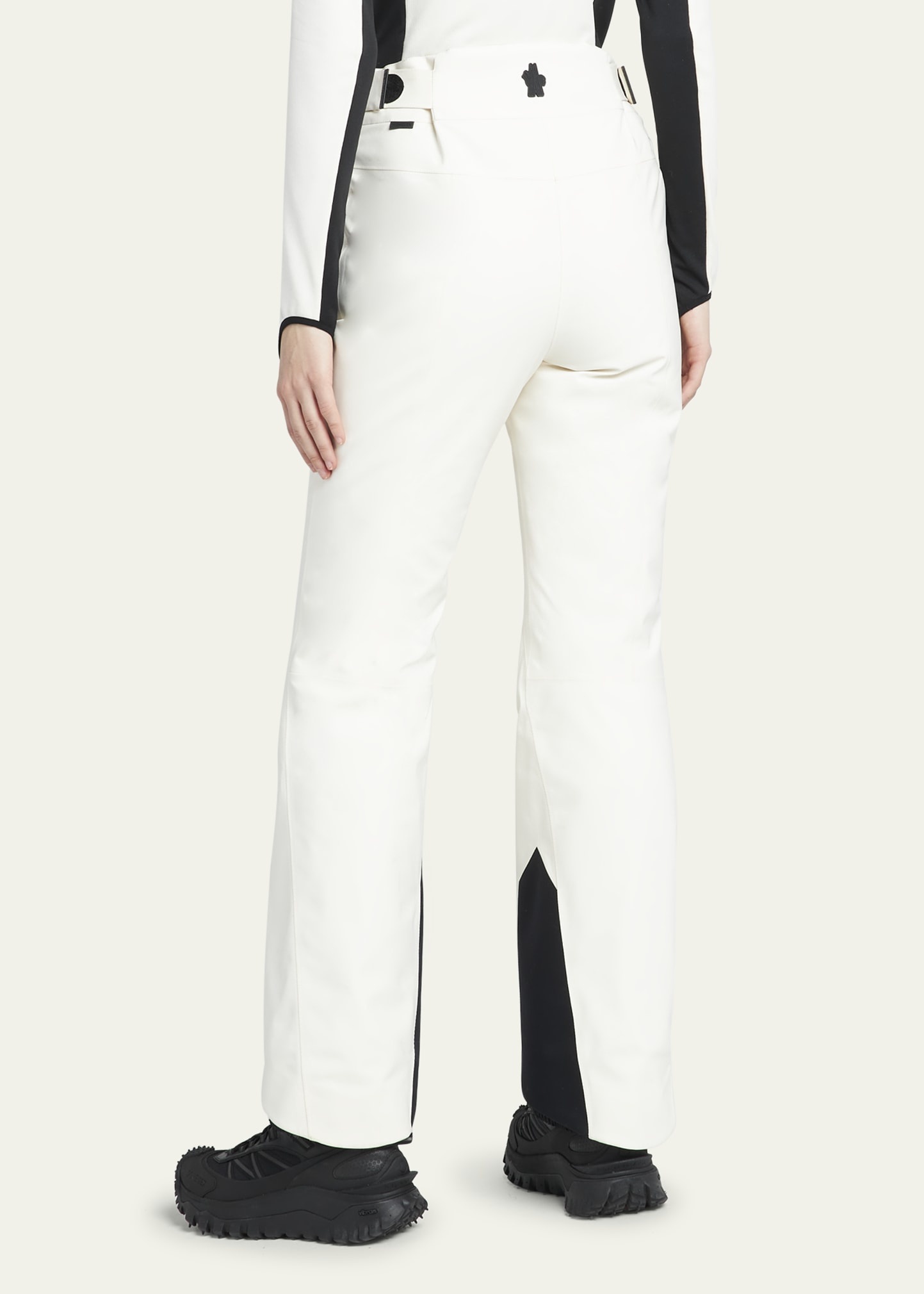 Belted Contrast Ski Trousers - 3