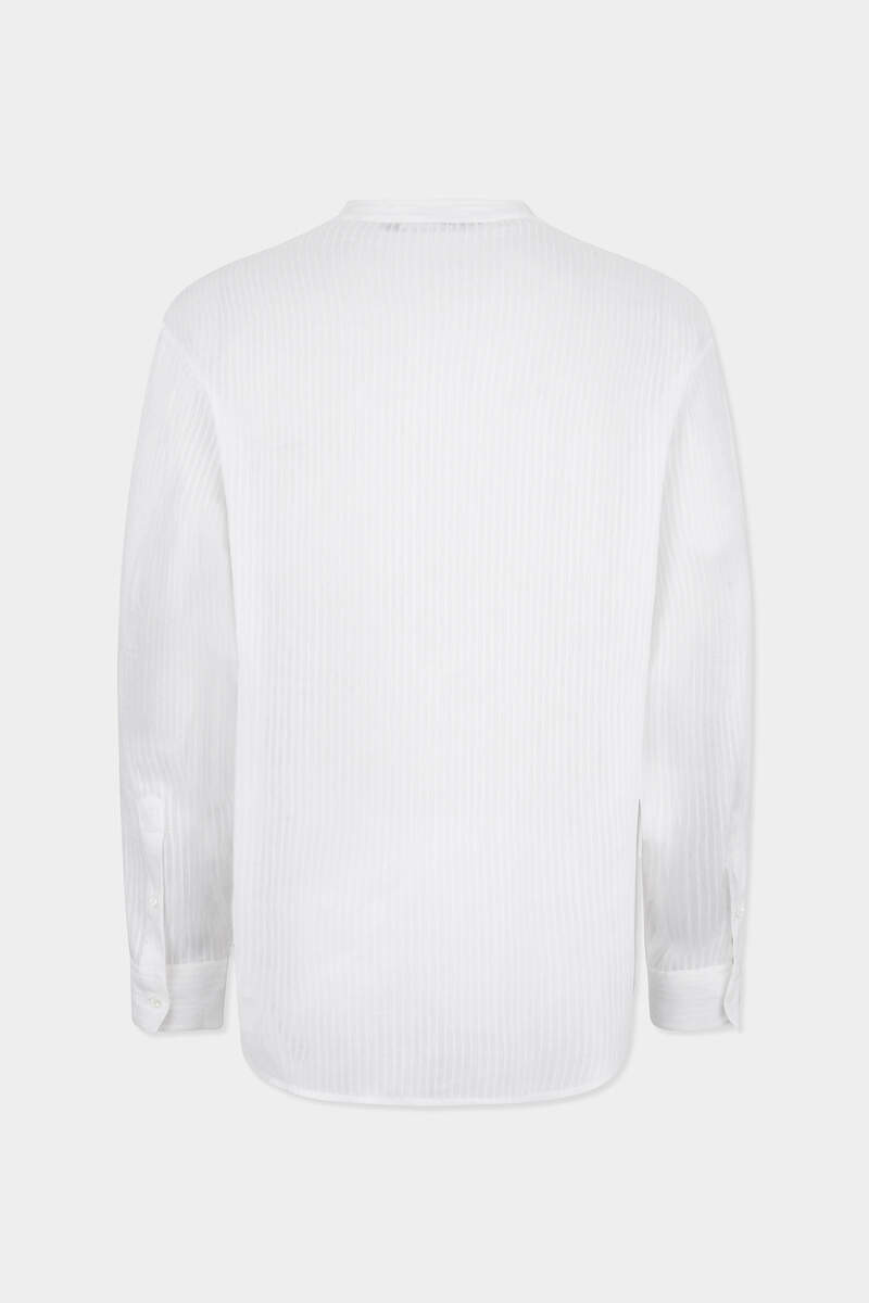 DSQUARED2 LINEN TIE DROPPED SHOULDER SHIRT outlook
