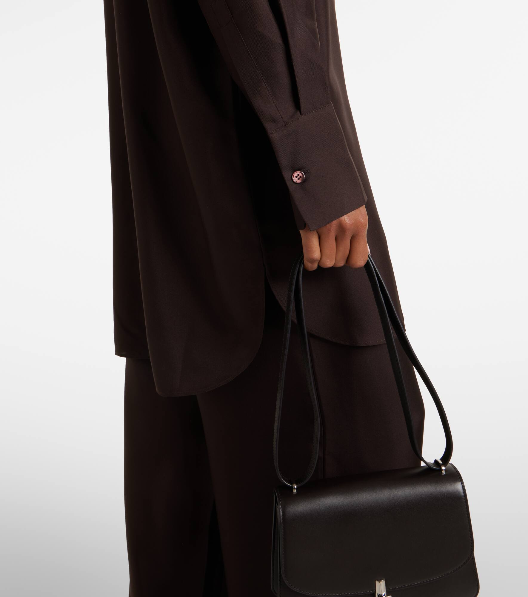 Oversized silk shirt - 5