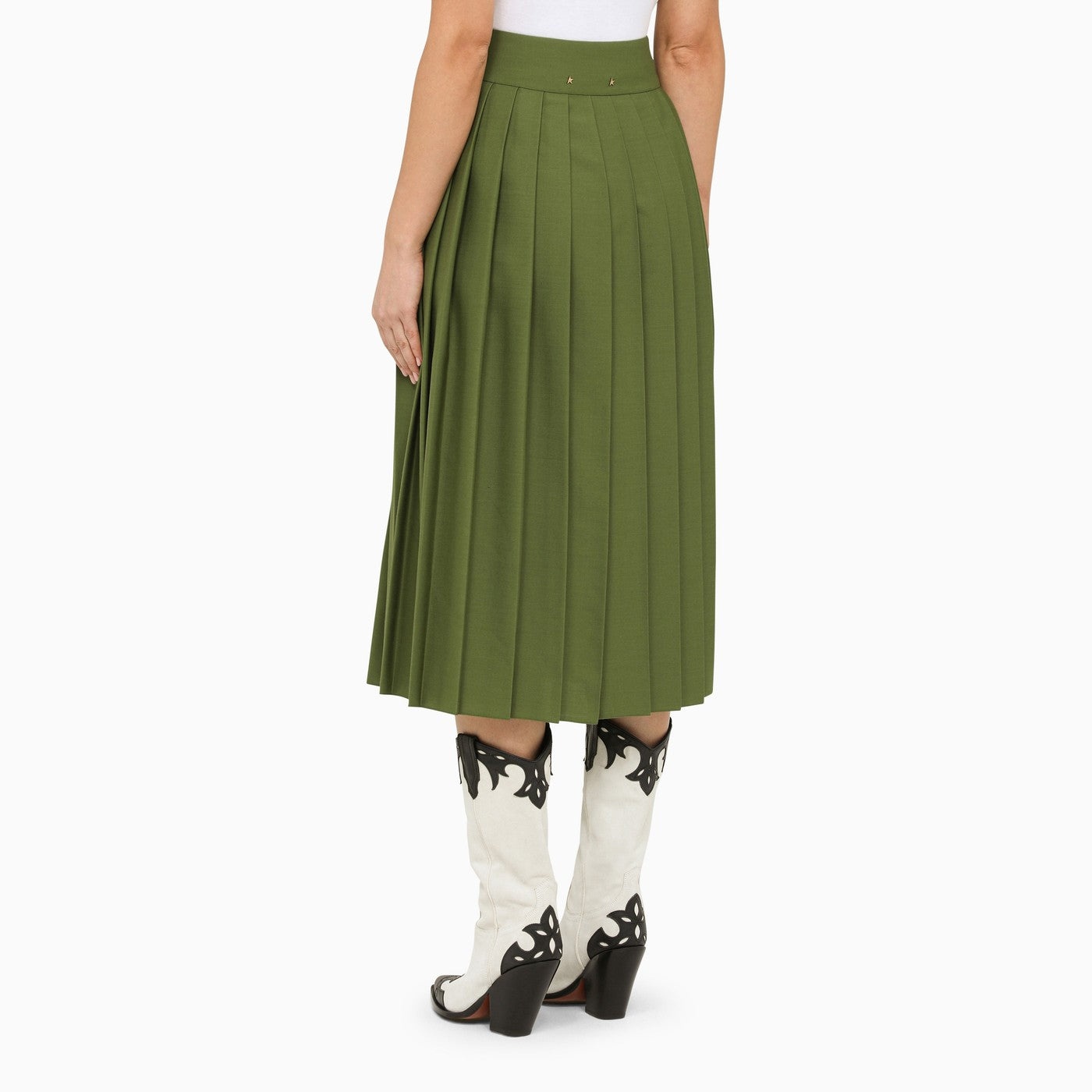 スカート GOLDEN  Women Skirts GWP01719P00136960469 Green golden-era-metallic-jacquard-