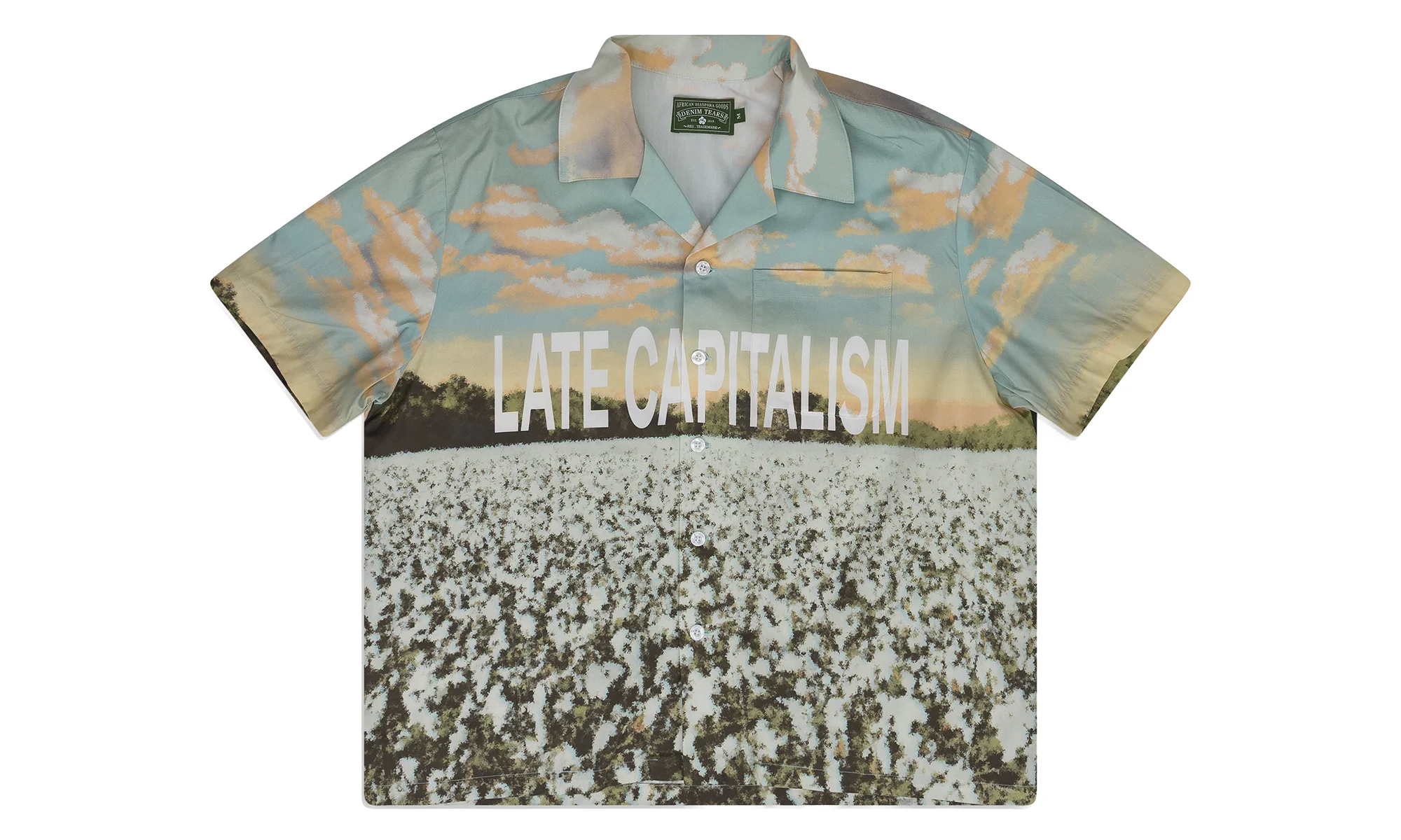 Late Capitalism Button-Up T-Shirt "Multicolor" DT779 - 1