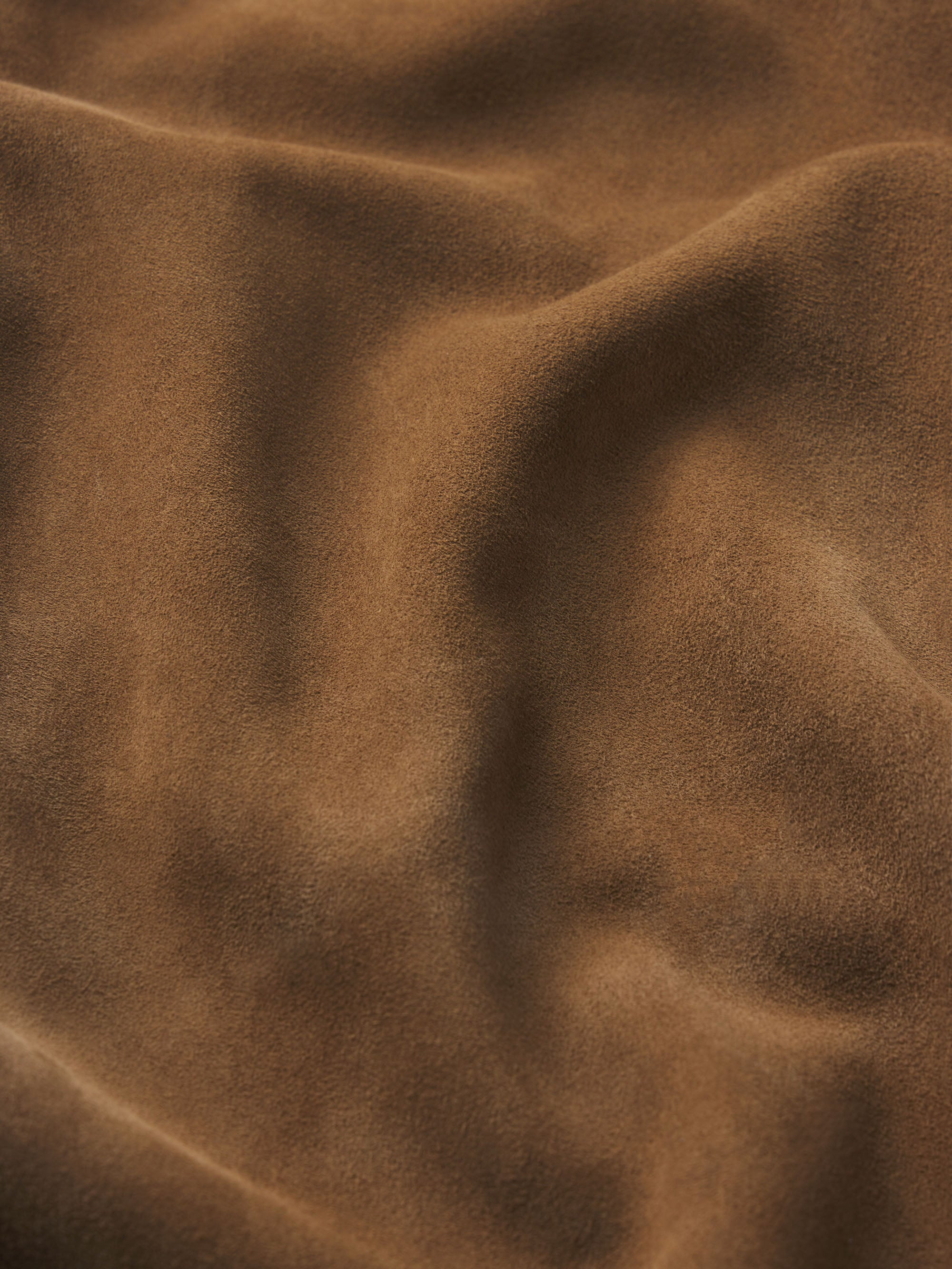 Suede Blazer in Caramel - 4