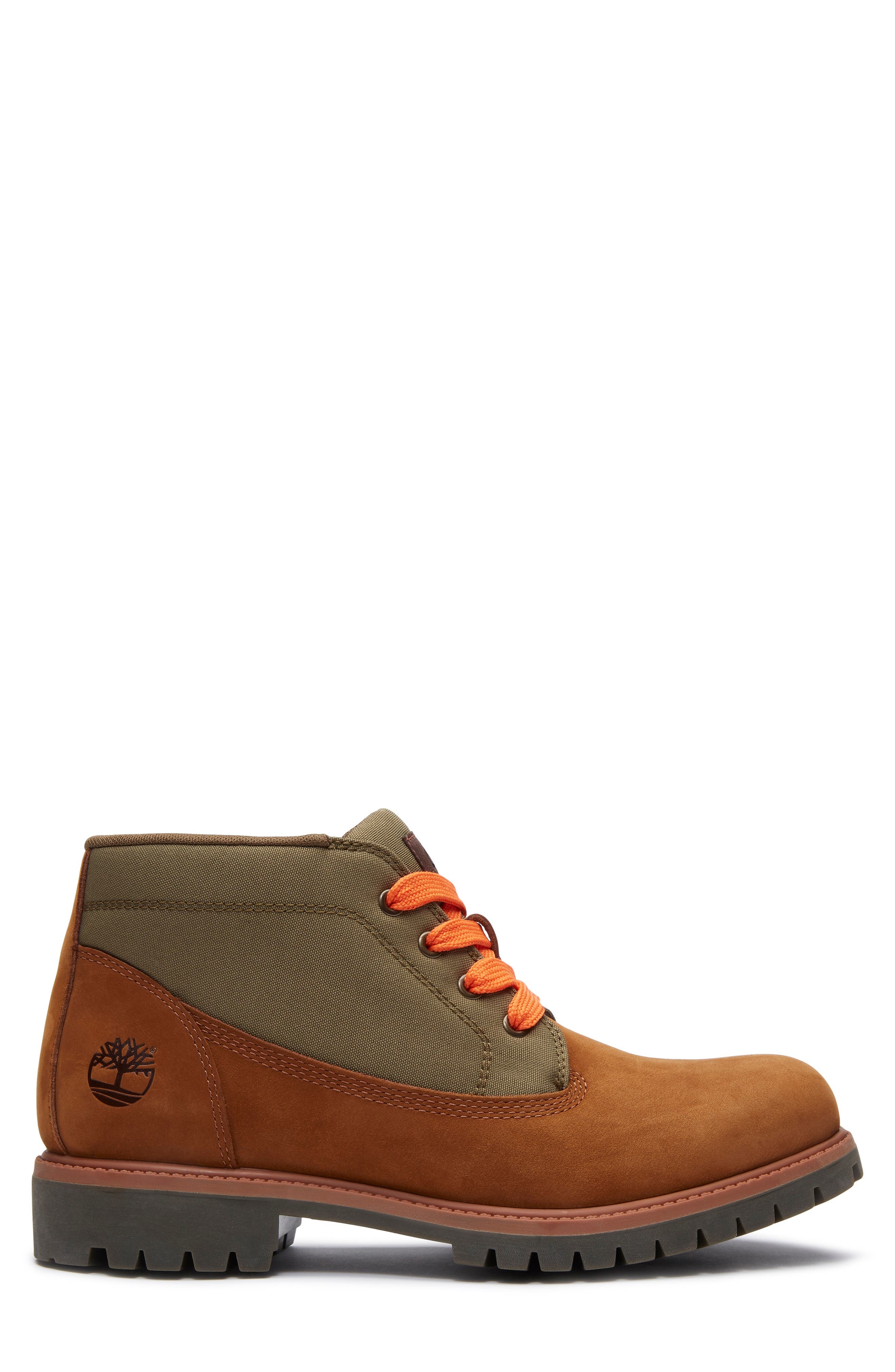 Timberland Premium Waterproof Lace-Up Chukka Boot in Medium Brown Nubuck at Nordstrom - 3