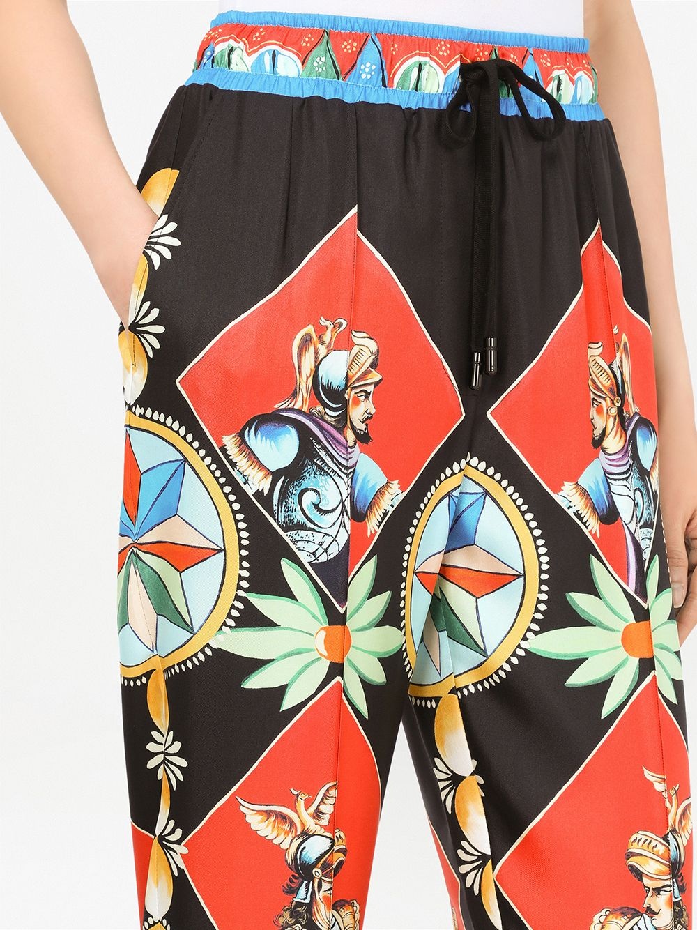 Carreto print track pants - 5