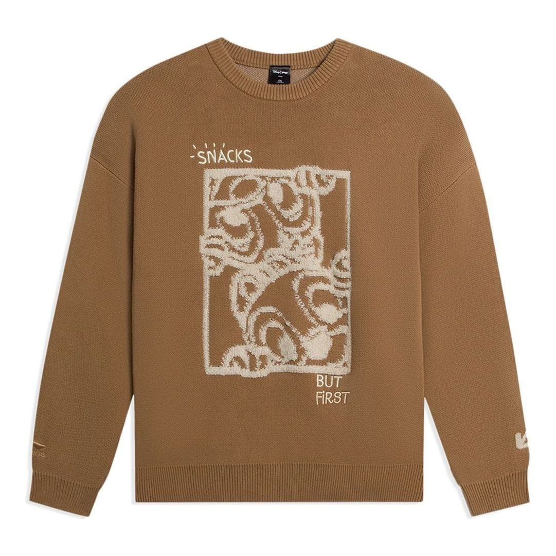 (WMNS) Li-Ning x Disney Graphic Sweaters 'Brown' AMBS156-2 - 1
