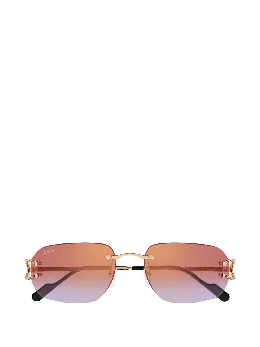 C de Cartier rimless sunglasses - 1
