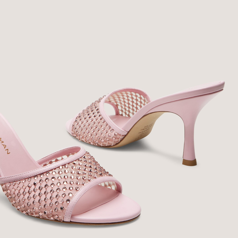 Stuart Weitzman BAREITALL SHINE SLIDE SANDAL 85 outlook