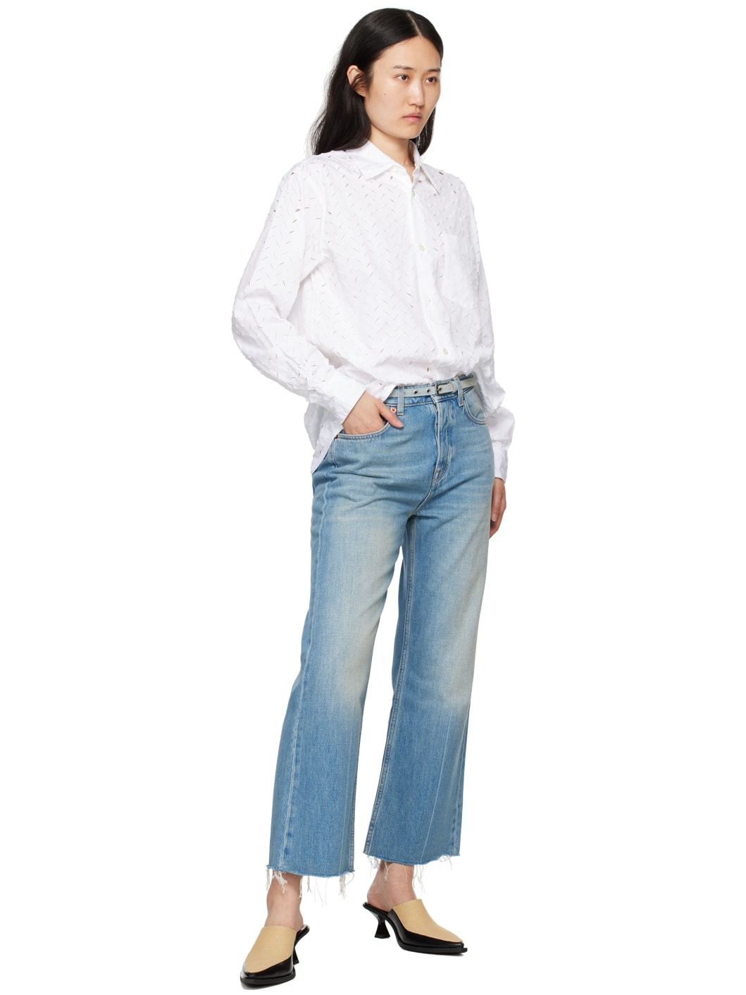 Blue Script Belt - 3