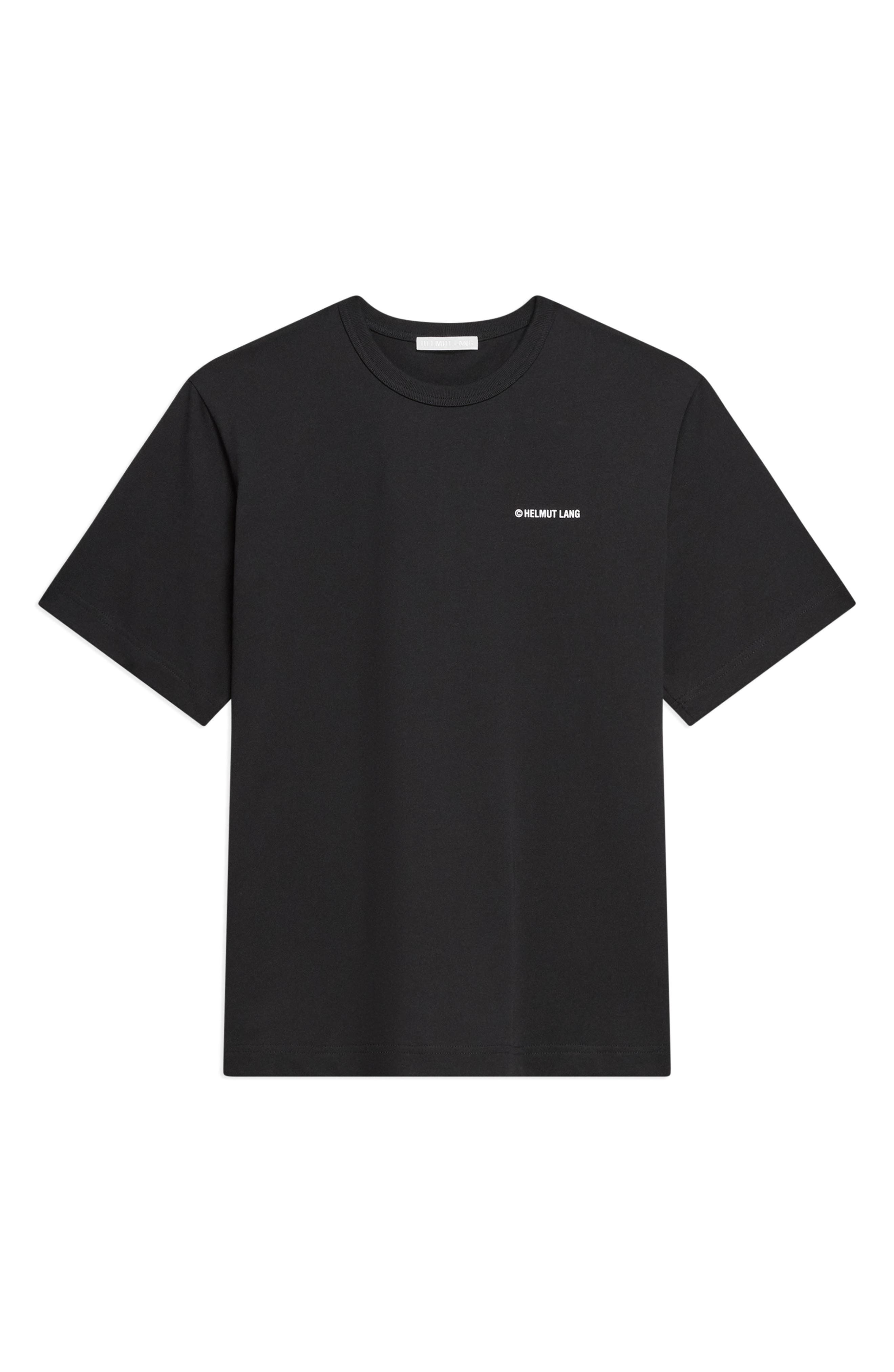 Helmut Lang Plastic Logo Cotton Graphic T-Shirt in Black at Nordstrom - 5