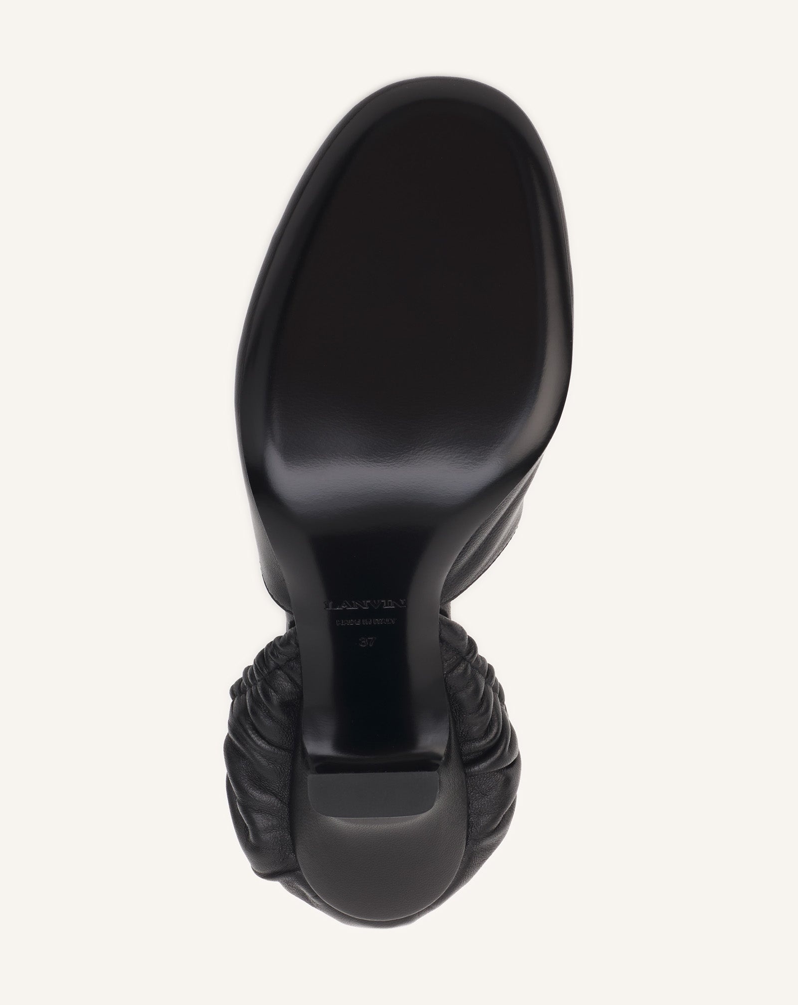 MESURE LACE-UP LEATHER PUMPS - 6