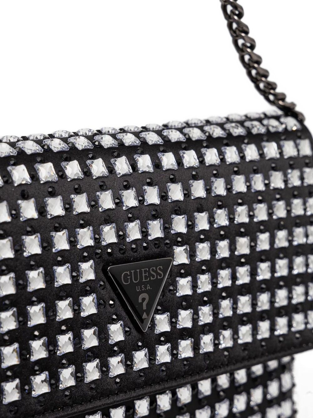 Zalina crystal-embellished clutch bag - 4