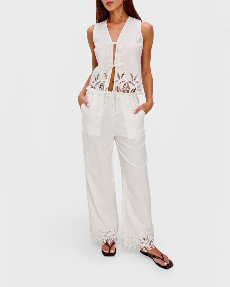 Rails Emmie Embroidered Drawstring Pants outlook