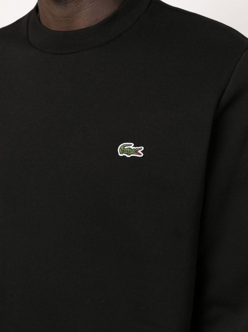 logo-appliqué sweatshirt - 5