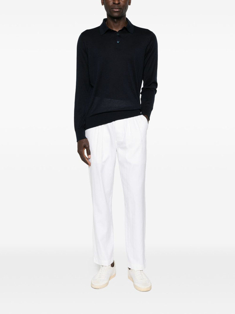 Brunello Cucinelli long-sleeve polo shirt outlook