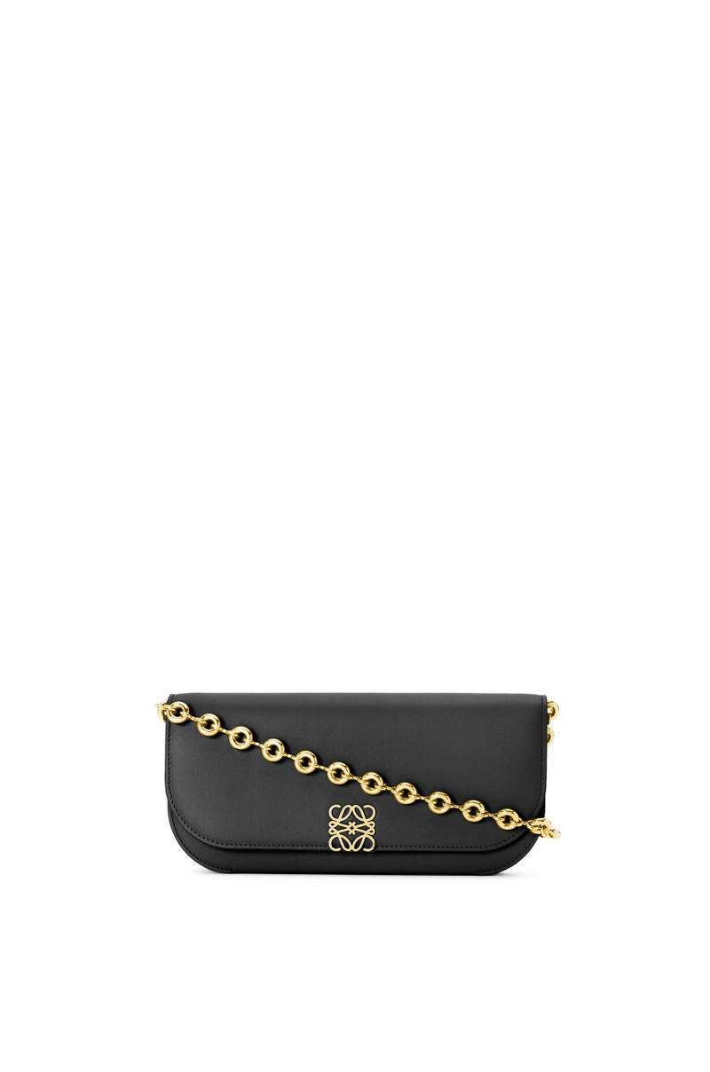 Goya Long Clutch in silk calfskin with chain 1